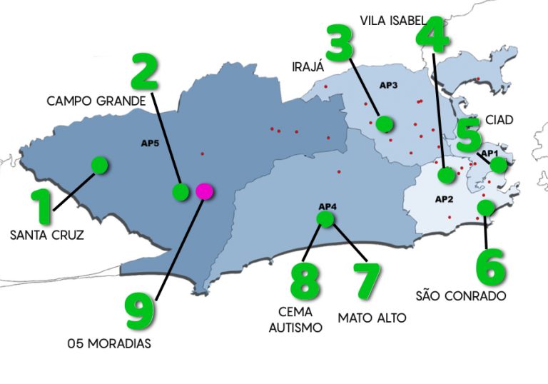 Smp Distrito Mapa * ONDE ESTAMOS : Centros de Referência + Convivência + Residências ...